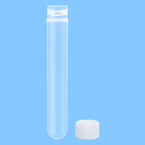 Tube 4,5 ml 75/12 PP bouchon à visser fond rond x 2000