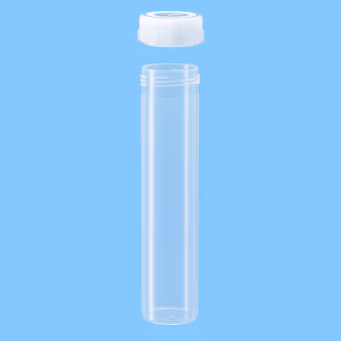 Tube 60 ml 126/28 PP fond plat bouchon à visser x 250