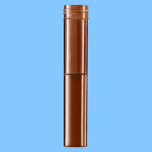 Tube 5 ml 92/15.3 PP fond conique à mi-hauteur, opaque aux U.V, sans bouchon, base plate x 1000
