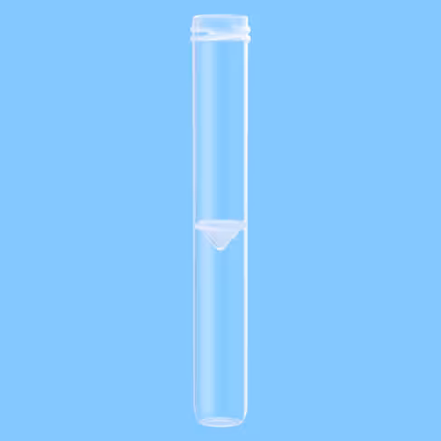 Tube 3,5 ml 92/13 PP fond conique mi-hauteur sans Bouchon base ronde x 1000