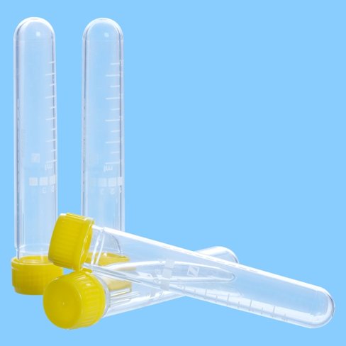 Kit de 4 tubes stériles pour recueil LCR, 12 ml, SAN, 99/16, fond rond x 250