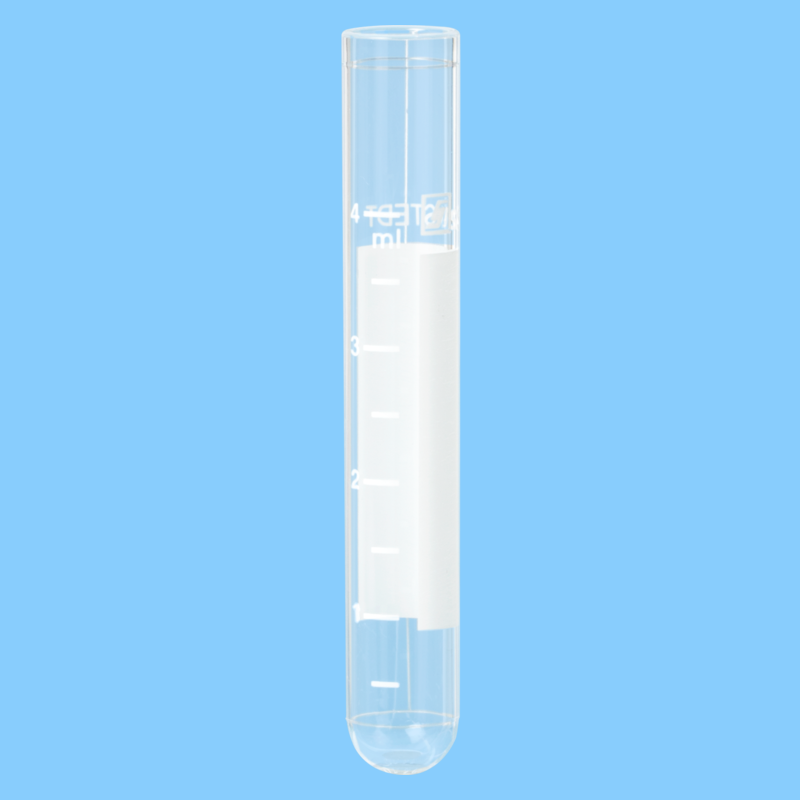 Tube 5 ml 75/12 PS aplat gradué fond rond x 2000