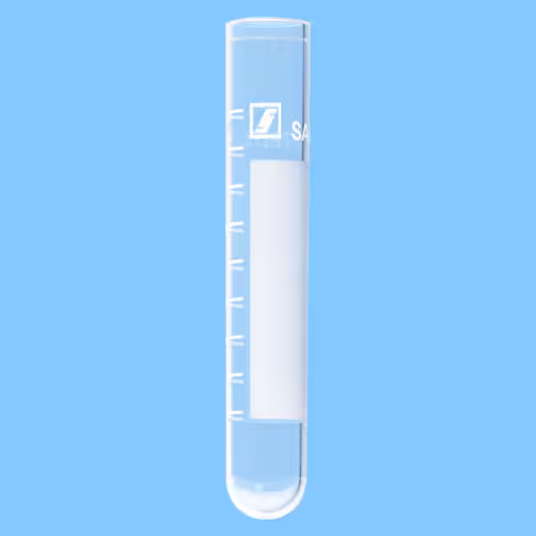 Tube 5 ml 75/13 PS aplat gradué fond rond x 2000