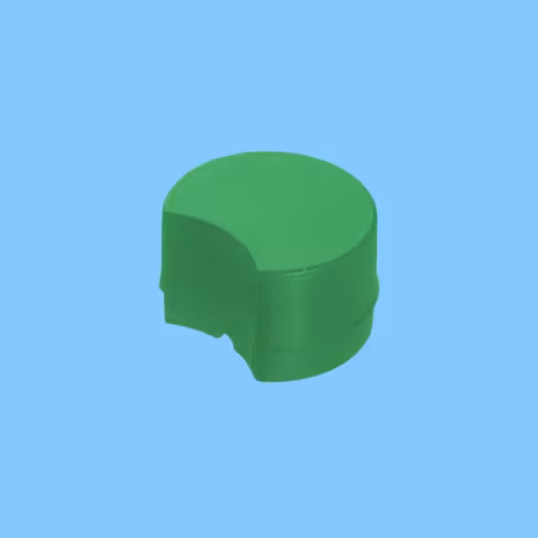 Insert vert pour bouchon des Cryotubes CryoPure x 100