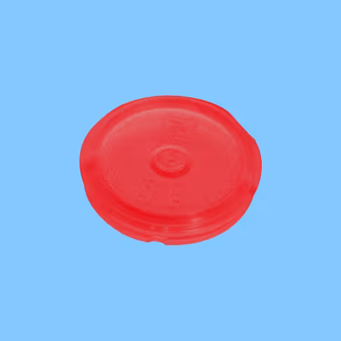 Pastille d identification rouge pour microtube cape attachée x 500