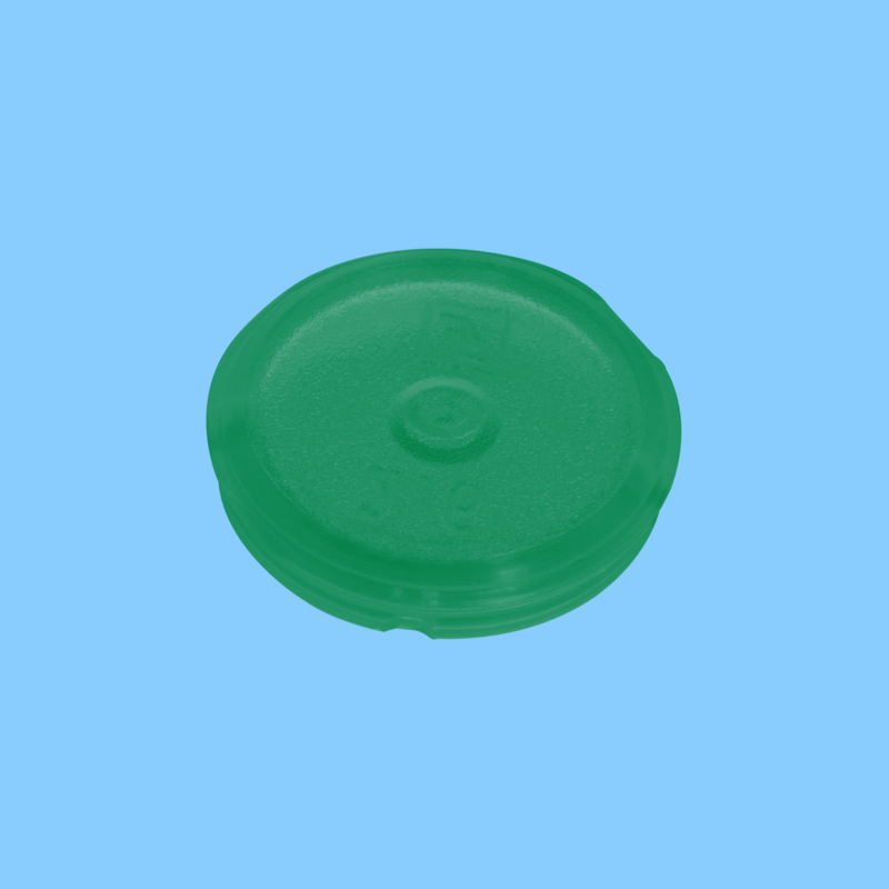 Pastille d identification verte pour microtube cape attachée x 500