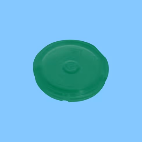 Pastille d identification verte pour microtube cape attachée x 500