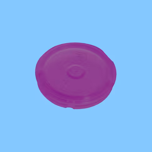 Pastille d identification violette pour microtube cape attachée x 500