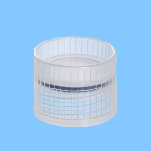 Bouchon à visser naturel avec joint torique pour tubes Ø 16,5 mm x 5000