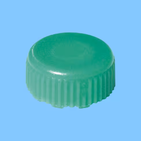 Bouchon à visser vert avec joint torique pour microtube x 10000