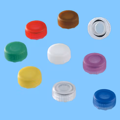 Bouchon à visser avec joint torique pour microtube 10 coloris x 10000