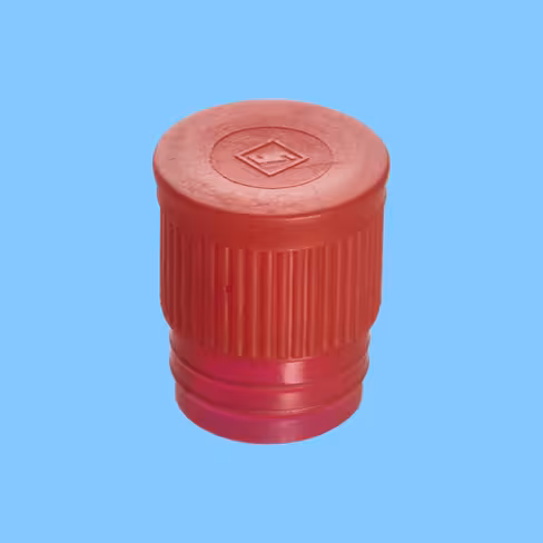 Bouchon pression rouge pour tubes Ø 16/17 mm x 5000