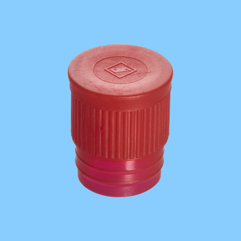 Bouchon pression rouge pour tubes Ø 16/17 mm x 5000