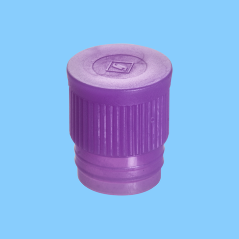 Bouchon pression violet pour tubes Ø 16/17 mm x 5000
