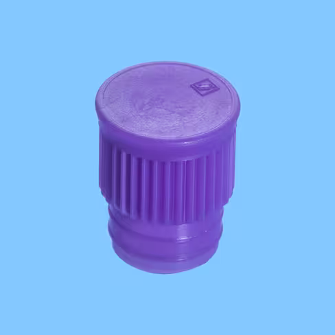 Bouchon pression mauve pour tubes Ø 15 mm x 5000