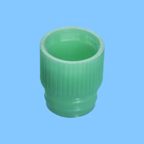 Bouchon pression vert pour tubes Ø 13 mm x 10000