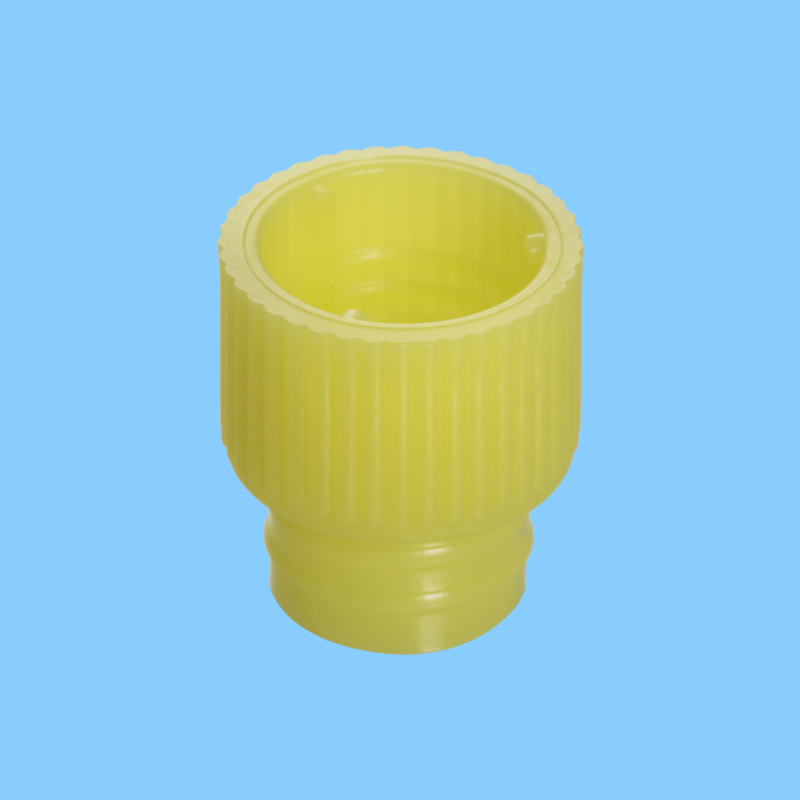 Bouchon pression jaune pour tubes Ø 11/12 mm x 10000