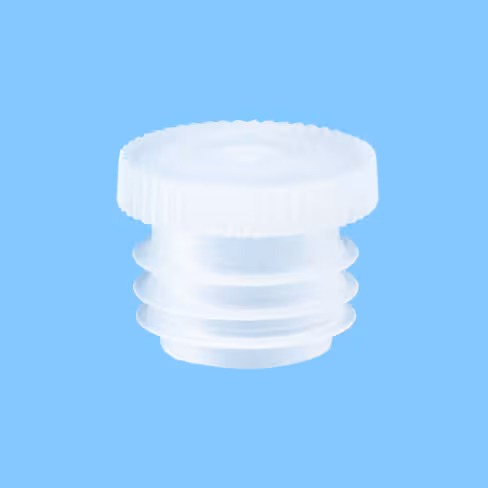Bouchon pression naturel plat pour tubes Ø 13 mm x 10000