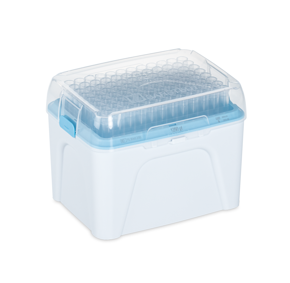 Pointe 1250 µl graduée rack de 96 PCRPT Low Retention x 1920