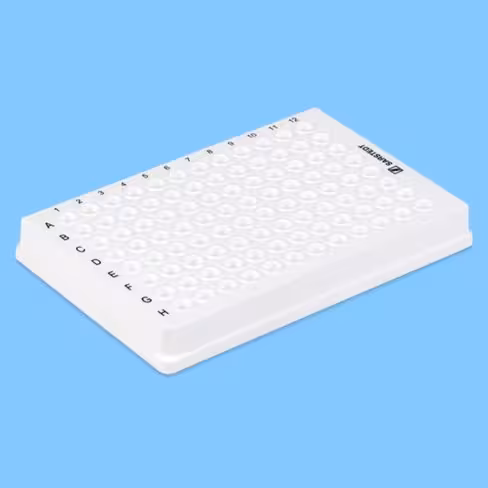 Plaque PCR 96 puits, avec jupe, Low Profile, blanche, PCR PT x 100