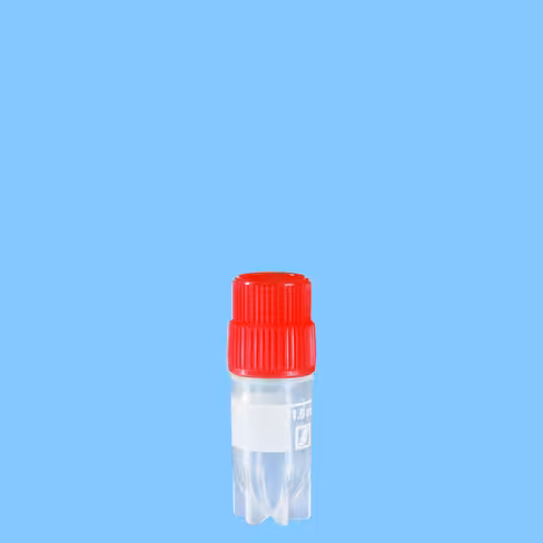 Cryotube CryoPure 1,0 ml cape à pas de vis externe rouge x 500
