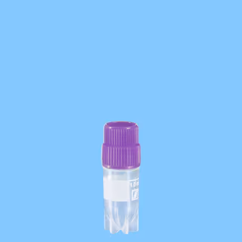 Cryotube CryoPure 1,0 ml cape à pas de vis externe violette x 500