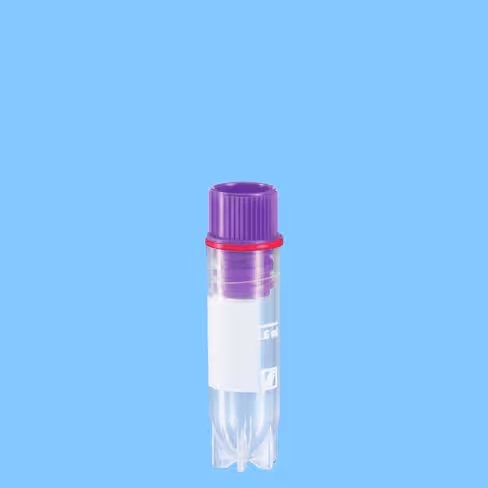 Cryotube CryoPure 1,6 ml cape jointée à pas de vis interne violette x 500