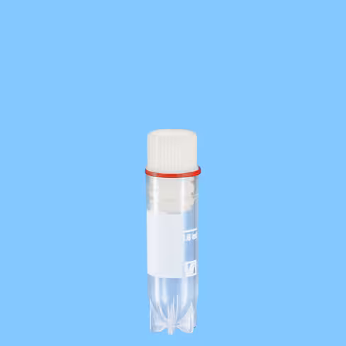 Cryotube CryoPure 1,6 ml cape jointée à pas de vis interne naturelle x 500