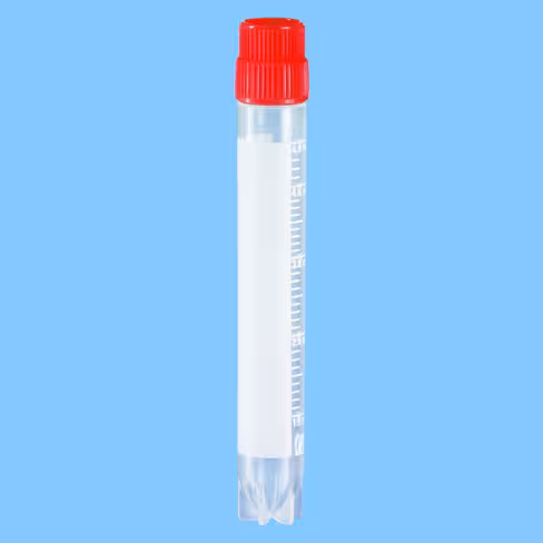 Cryotube CryoPure 4,5 ml cape à pas de vis externe rouge x 250