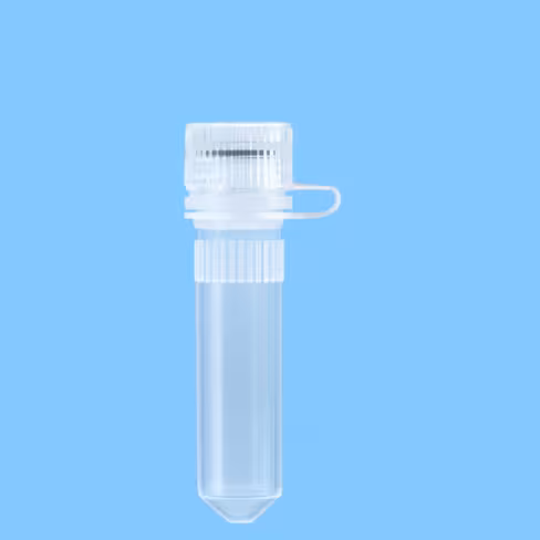 Microtube 2 ml cônique PP bouchon vissé attaché stérile extraction PCR x 1000