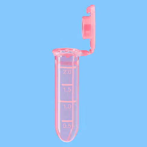 Microtube 2 ml PP HT fond conique gradué rouge SafeSeal x 2000
