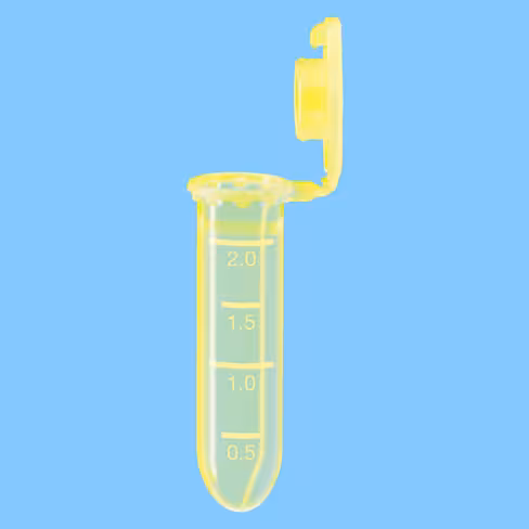 Microtube 2 ml PP HT fond conique gradué jaune SafeSeal x 2000