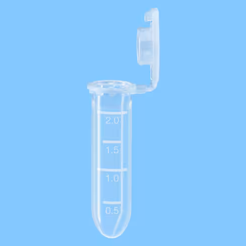 Microtube 2 ml PPHT gradué incolore conique SafeSeal attache large x 2000