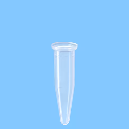 Microtube 0,5 ml PP fond conique sans bouchon x 5000