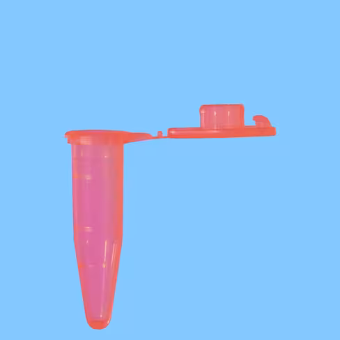 Microtube 0,5 ml PP HT fond conique gradué rouge safeseal x 2000