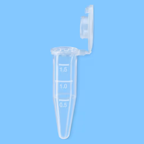 Microtube 1,5 ml PPHT cônique cape attachée Safelock faible rétention en protéine x 800