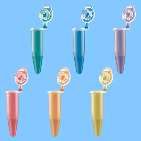 Tube PCR Multiply Pro 0,5 ml conique paroi fine 6 coloris en sac de 500 x 3000