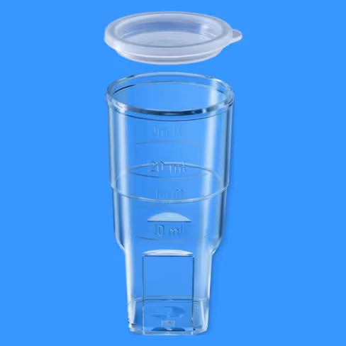 Cuvette Coulter 20 ml PS cape non monté x 500