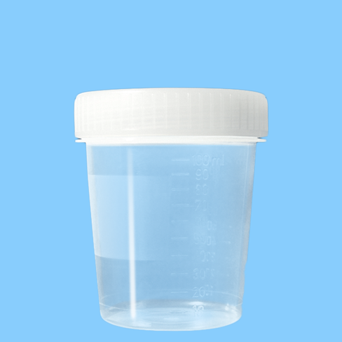 Flacon 100 ml PP cape assemblée x 200