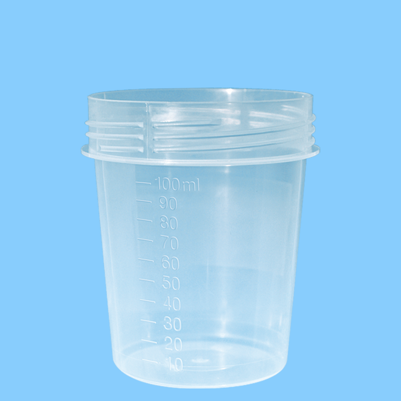 Flacon 100 ml PP gradué x 500