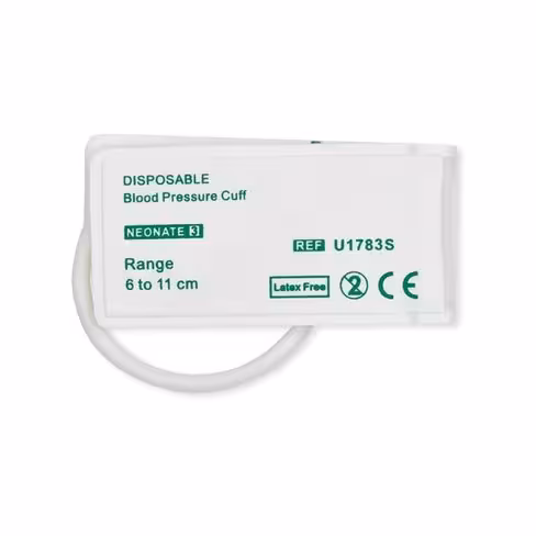 Brassard PNI néonatal - 6 à 11 cm (taille 3) - sans latex - connecteur BP12 - 1 pack de 50 brassards