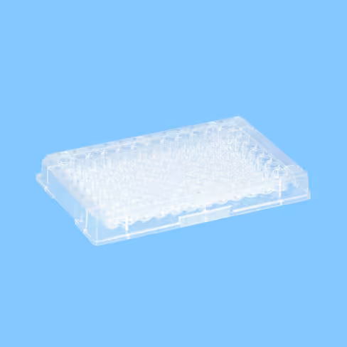Microplaque 96 puits fond V pour ELISA fixation moyenne x 50