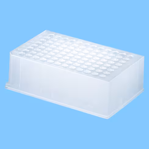 Plaque Mega Block 96 puits fond rond 1,2 ml PP x 32