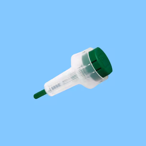 Lancette de sécurité normale 21 G - 1,8 mm verte x 1200