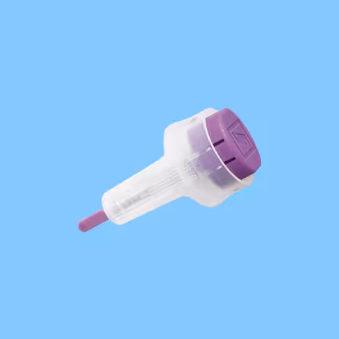 Lancette de sécurité super lame 1,5 mm prof 1,6 mm violet x 1200