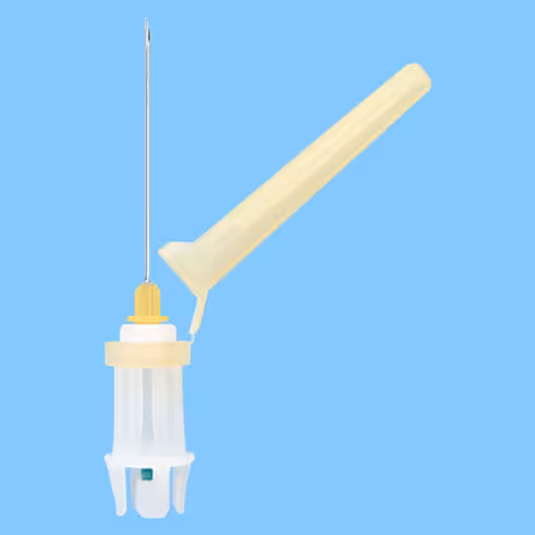 Aiguille S-MONOVETTE de sécurité 0,9 x 38 mm jaune 20 G x 500