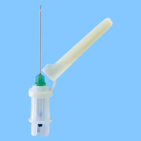 Aiguille S-MONOVETTE de sécurit 0,8 x 38 mm verte 21 G x 500