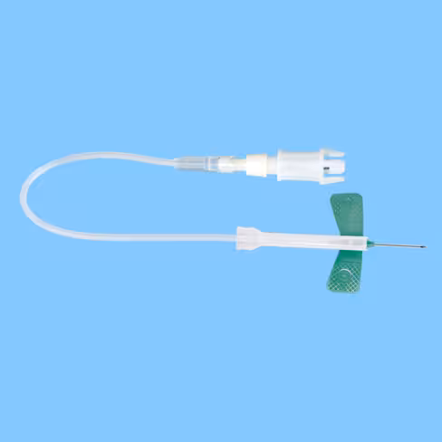 Epicranienne de sécurité Multifly longue 240 mm 21G + adaptateur dévissable verte x 480