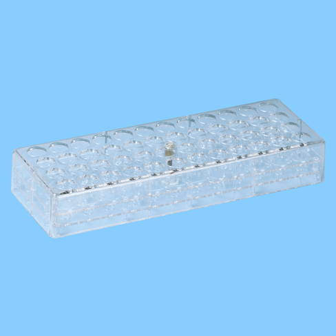 Portoir 48 trous pour tubes Ø max 17 mm