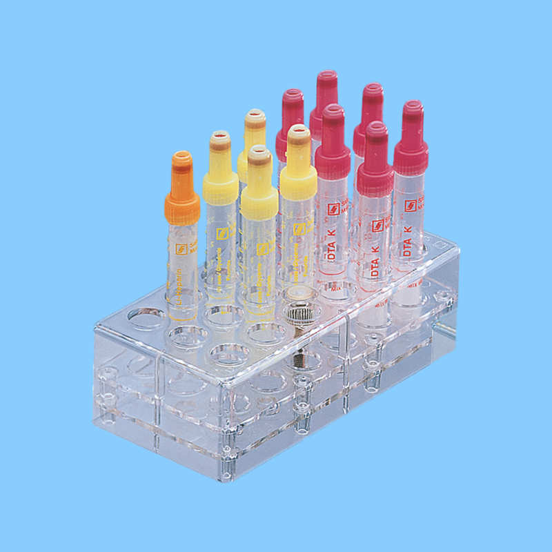 Portoir 18 trous pour tubes Ø 11 mm